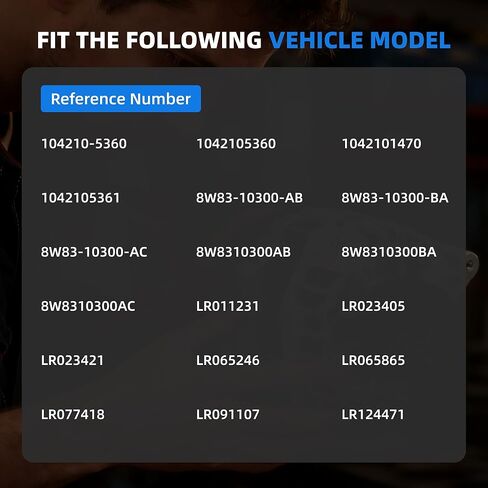 1042105360 Alternator Compatible with Jaguar F-Pace F-Type XE XF XFR 2010, Land Rover LR4 2010, Range Rover 2010-2012, Replacement Alternators 1042105360, 1042101470, 1042105361, 8W83-10300-AB in Kuwait