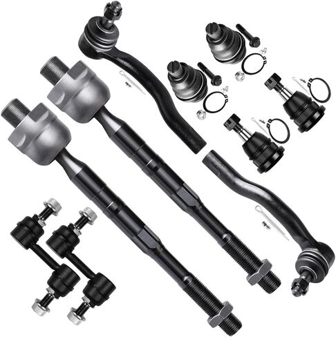 10pc Set Front Suspension Kit Outer Inner Tie Rod End Sway Bar Link Lower Ball Joint Upper Ball Joint Replacement for 2004-2015 For Nissan Titan 2005-2019 For Nissan Armada in Saudi Arabia