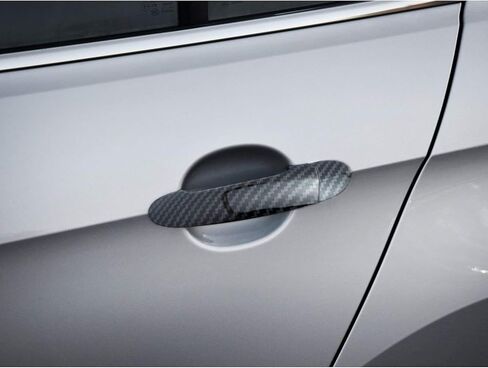 x xotic tech غطاء مقبض باب السيارة الرياضي الرياضي نمط ألياف الكربون متوافق مع Jetta Tiguan MK6 2009-2016، Polo 2010-2014 in Saudi Arabia