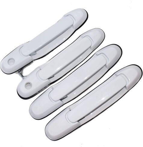 8080 Exterior Outside 040 White Door Handle for 1998-2003 Toyota Sienna Front Left/Front Right/Rear Left/Rear Right in Kuwait