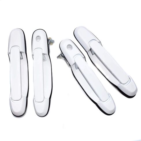 8080 Exterior Outside 040 White Door Handle for 1998-2003 Toyota Sienna Front Left/Front Right/Rear Left/Rear Right in Kuwait