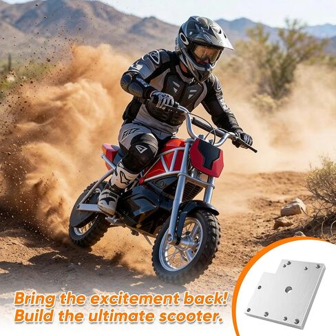 Motor Adapter Plate for RSF350 Razor Pocket Mod Gen 1 - Direct Bolt - On MY1020 Upgrade Kit - No Drilling Bracket for Razor RSF350 Motor Conversion (Not for MX350) in Saudi Arabia