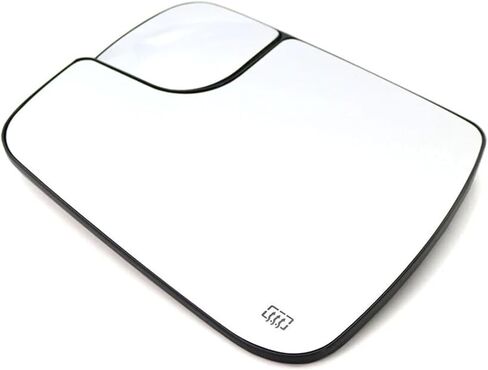 Ram 1500 Left Driver Side Heated Convex Mirror Glass Replacement for RAM 1500 2019-2024 Exterior Side View Convex Mirror Glass Without BSD Without Auto Dimming 68402037AA, 68402093AA in Saudi Arabia
