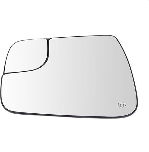Ram 1500 Left Driver Side Heated Convex Mirror Glass Replacement for RAM 1500 2019-2024 Exterior Side View Convex Mirror Glass Without BSD Without Auto Dimming 68402037AA, 68402093AA in Saudi Arabia