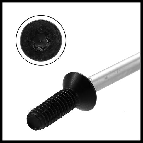 8pcs Auto Screws for Jeep Wrangler CJ7 YJ TJ 1976-2006 Fasteners Windshield Frame Hinge Tailgates Screw Door Bolts Mirror Window Hinges Nuts Torx Screw Durable Material in Kuwait