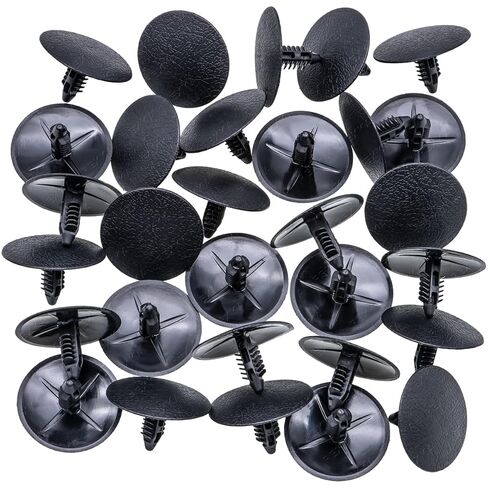 30 قطعة من Rexka مشبك تثبيت بطانة الحاجز لغطاء محرك السيارة Ford Edge، Escape، Excursion، Expedition، Explorer، Flex، Mustang، Ranger، Taurus N808842S W705002-S300 Chrysler 6504098 in Kuwait