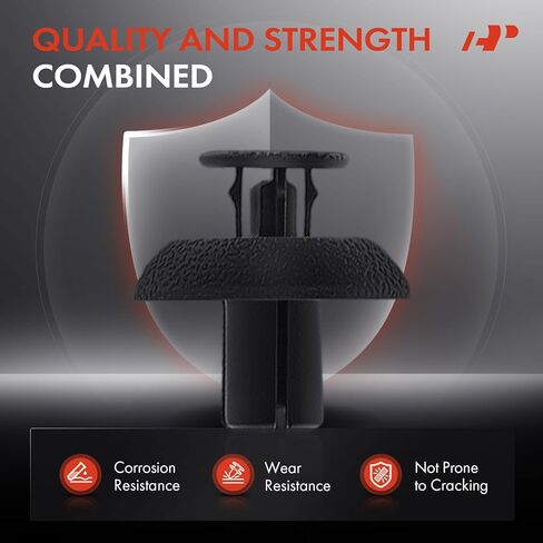 A-Premium 2.39oz 7mm نايلون مشعاع يدعم غطاء المحرك، مثبت السيارة، مشبك دبوس الدفع 30 حزمة متوافق مع Toyota Camry RAV4 Corolla Prius Highlander 4Runner Lexus RX350 RX350L RX450h in Kuwait