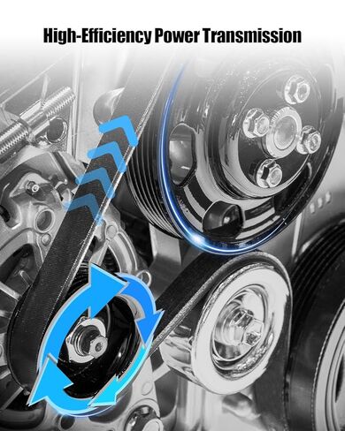 حزام محرك اعوج قابل للتمدد مناسب لسيارات Ford Fiesta 2011 2012 2013 1.6L محرك EPDM مادة 6 ضلع استبدال BE8Z8620A K060397SF in Saudi Arabia