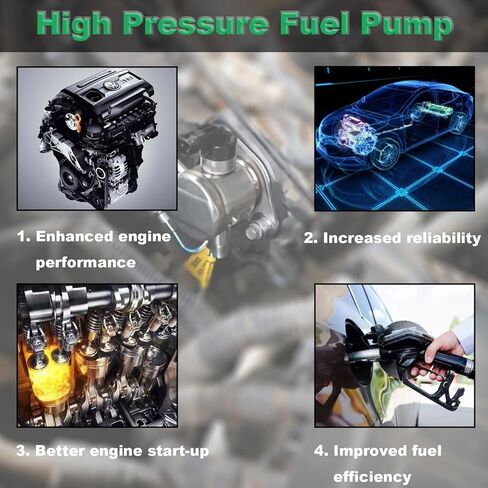 EP1028 High Pressure Fuel Pump Fit for 2010-2017 GMC Terrain & for Chevy Captiva, Equinox, Impala, Malibu, Orlando & Buick Lacrosse, Regal, Verano 2.4L, Mechanical Fuel Pump Replaces OE#12639694 in Saudi Arabia