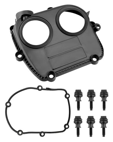 Engine Timing Cover with Gasket Kit Fit for Audi Q3 Q5 Q7 A3 A4 A5 A6 A7 S3 TTS, Fit for Volkswagen VW Golf Jetta Tiguan Arteon Atlas Beetle GTI Passat Replace 06K103269F, 06k103483, 06K103583 in Saudi Arabia