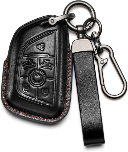 ل كورفيت مفتاح فوب غطاء 6 زر حافظة مفاتيح السيارة الجلدية c7 c8 اللادغة 2026 2025 2024 2023 2022 اكسسوارات in Kuwait