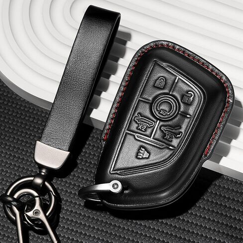ل كورفيت مفتاح فوب غطاء 6 زر حافظة مفاتيح السيارة الجلدية c7 c8 اللادغة 2026 2025 2024 2023 2022 اكسسوارات in Kuwait