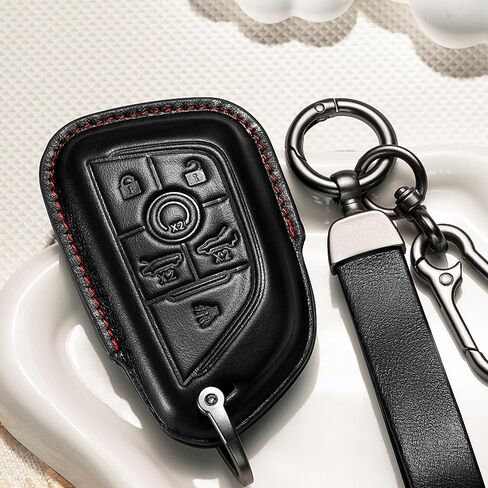 ل كورفيت مفتاح فوب غطاء 6 زر حافظة مفاتيح السيارة الجلدية c7 c8 اللادغة 2026 2025 2024 2023 2022 اكسسوارات in Kuwait