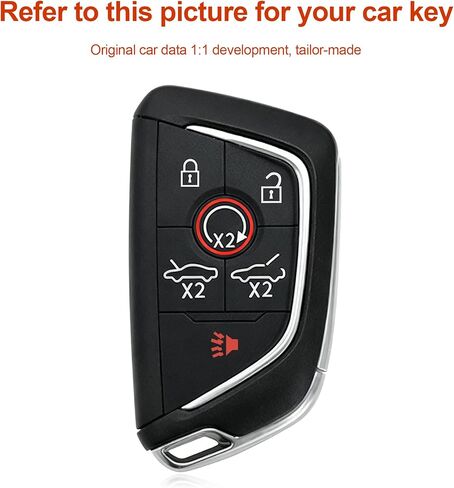 ل كورفيت مفتاح فوب غطاء 6 زر حافظة مفاتيح السيارة الجلدية c7 c8 اللادغة 2026 2025 2024 2023 2022 اكسسوارات in Kuwait