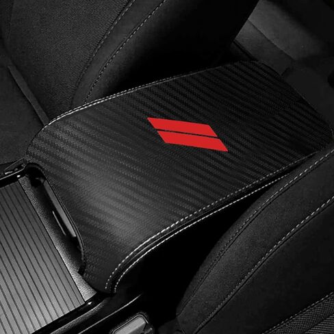 Center Console Armrest Cover Suitable for 2011-2023 Dodge Charger / 2011-2022 Chrysler 300 Anti-Scratch Leather Central Armrest Box Protector Mat Interior Accessories (Blue Leather) in Kuwait