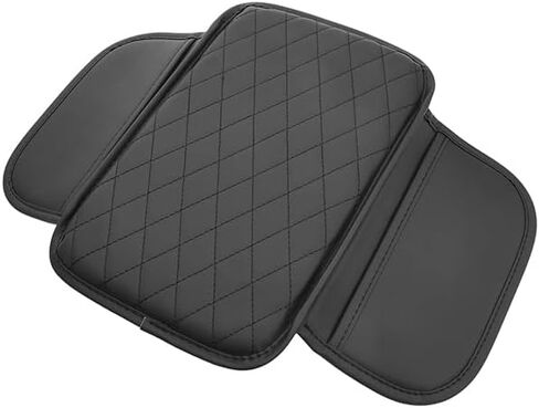 Car Center Console Cover for Honda Ridgeline 2005–2025 2026 YD/YK, Waterproof Anti-Scratch Leather Armrest Pad, Console Cushion with Side Storage Pocket, Soft Padding Auto Armrest Mat in Saudi Arabia