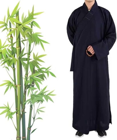 Monk's Clothing Zen Buddhist Men Robe Monk Robe Monk Buddhist Outfit Buddhist Robes Buddhist Clothing For Adults in Saudi Arabia