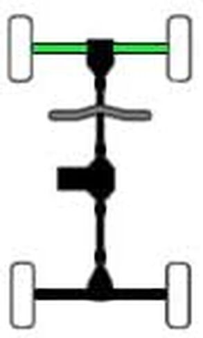 Front CV Axle for Yamaha Grizzly 600 4x4 1999-2001 in Kuwait