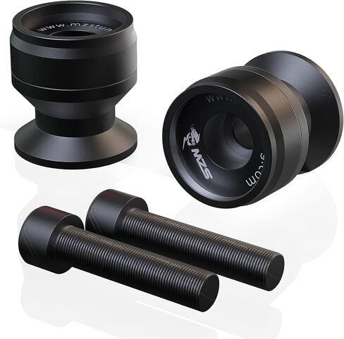 MZS 10MM Swingarm Spools, Universal M10 x 1.25 and M10 X1.5 Motorcycle Sliders Stand CNC Black Compatible with EX250 EX300 EX650 Z1000SX Z750 Z1000 ZX6R ZX7R ZX10R ZX12R ZX14R ZZR600 EN650 390 790 in Saudi Arabia