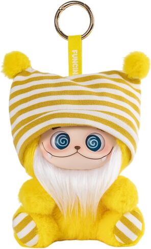 Art Keychain Ziyu × Gismow Blind Box Collectible – Designer Mystery Figure Keychain, Forest Sprite Aesthetic, Soft Vinyl Face & Plush Charm, Random Single Figure, Cute Kawaii Bag Pendant Accessory in Saudi Arabia