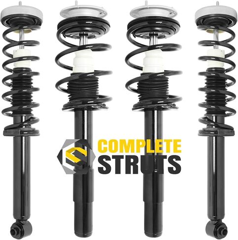 COMPLETESTRUTS - Front & Rear Complete Strut Assemblies with Coil Springs Replacement for 2004-2007 BMW 530i - Set of 4 in Saudi Arabia