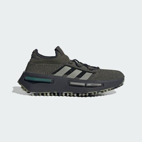 حذاء رياضي رجالي من adidas Nmd S1 برباط كاجوال - أخضر، رمادي in Kuwait