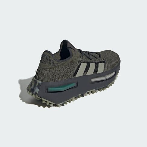 حذاء رياضي رجالي من adidas Nmd S1 برباط كاجوال - أخضر، رمادي in Kuwait