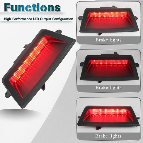 LED 3rd Brake Light Kit for Chrysler 300 300C Sedan 2005 2006 2007,Rear Center High Mount Stop Lamp,Third Brake Lamp,Tail light｜OEM Compatible：04805845AB,4805845AB in Saudi Arabia