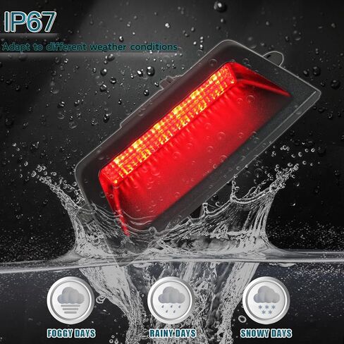 LED 3rd Brake Light Kit for Chrysler 300 300C Sedan 2005 2006 2007,Rear Center High Mount Stop Lamp,Third Brake Lamp,Tail light｜OEM Compatible：04805845AB,4805845AB in Saudi Arabia