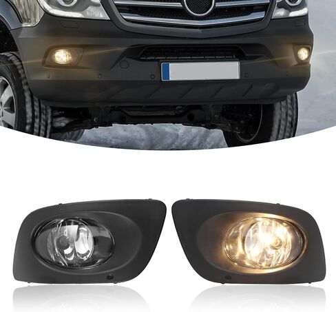 GearUp Fog Lights Assembly for Benz Sprinter W906 2500 3500 2014-2018 Fog Lamps in Kuwait