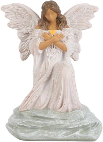 تمثال الملاك التذكاري هدايا الفجيعة لفقدان تمثال الملاك الحارس 6.1 بوصة تعاطف الملاك تمثال الحزن الهدايا النساء ذكرى ديكور ديكور المنزل الديني in Kuwait