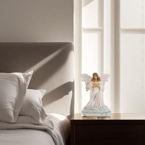 تمثال الملاك التذكاري هدايا الفجيعة لفقدان تمثال الملاك الحارس 6.1 بوصة تعاطف الملاك تمثال الحزن الهدايا النساء ذكرى ديكور ديكور المنزل الديني in Kuwait