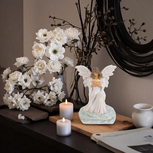 تمثال الملاك التذكاري هدايا الفجيعة لفقدان تمثال الملاك الحارس 6.1 بوصة تعاطف الملاك تمثال الحزن الهدايا النساء ذكرى ديكور ديكور المنزل الديني in Kuwait