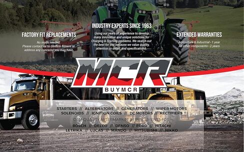 New Starter Compatible with Yanmar L100 10Hp Industrial Diesel Engines in Kuwait