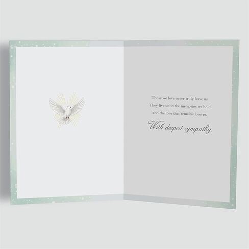 Loss of Husband Sympathy Card– A5 Greeting Card with Printed Verse – Premium UK Made Design in Kuwait