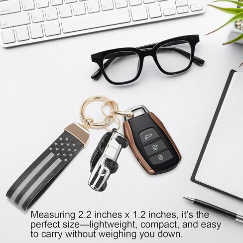 For Jeep Grand Cherokee Keychain，For Jeep Grand Cherokee Accessories 2011-2022，Keychain with Leather Metal in Saudi Arabia