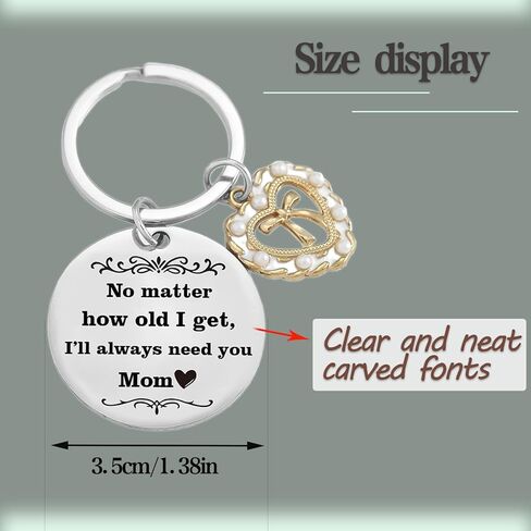 هدايا لابسيا للأم - سلسلة مفاتيح ذات معنى، عيد الميلاد، عيد الأم، هدية عيد ميلاد من الابنة أو الابن in Kuwait