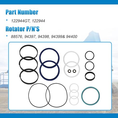 122944GT 8k Rotator Seal Kit for Genie S-40 S-45 S-60 S-65 S-80 S-85 S-100 S-105 S-120 S-125 SX-180 Z-135/70 Replace 122944 in Kuwait