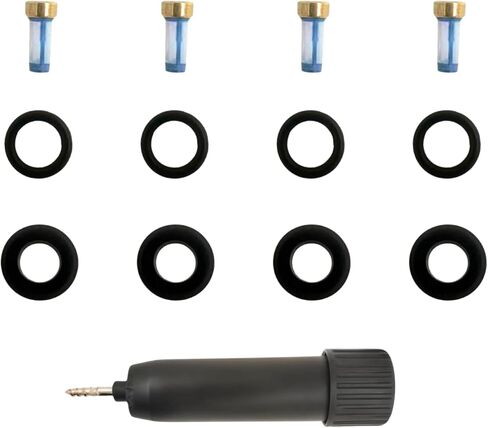 Fuel Injector Seal Kit O-Ring Compatible with Toyota 4Runner Tacoma 2.4L L4 2.7L Fuel Injector Repair Kit Replace 23250-75080 4 Pack in Saudi Arabia