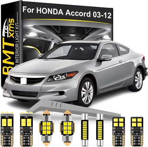 LED Interior Light Kit Replacement for HONDA Accord 2003 2004 2005 2006 2007 2008 2009 2010 2011 2012 in Saudi Arabia