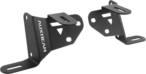 Auxbeam Dual Pod A-Pillar Mounting Brackets, Fit for Jeep Wrangler JK 2007-2017, Heavy Duty Metal Light Pod Mount Kit for 2-5 Inch LED Off Road Lights, Black with Anti-Scratch EVA Pads (2Pcs/Set) in Saudi Arabia