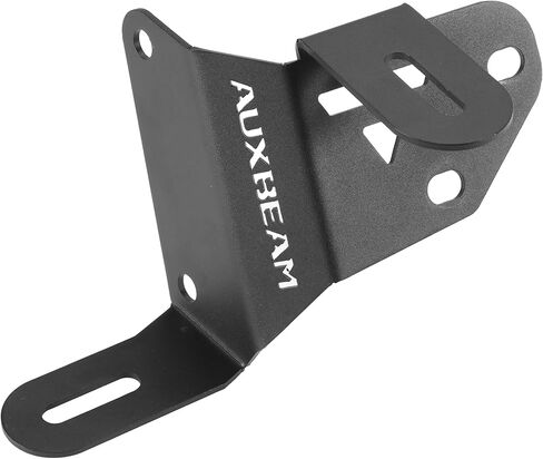 Auxbeam Dual Pod A-Pillar Mounting Brackets, Fit for Jeep Wrangler JK 2007-2017, Heavy Duty Metal Light Pod Mount Kit for 2-5 Inch LED Off Road Lights, Black with Anti-Scratch EVA Pads (2Pcs/Set) in Saudi Arabia
