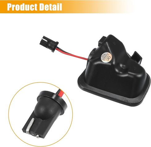 X AUTOHAUX 1 Pair Side Mirror Puddle Light LED Lamp Left and Right Side White Light Fit for Volkswagen CC 2011-2019 for Volkswagen EOS 2009-2015 in Saudi Arabia