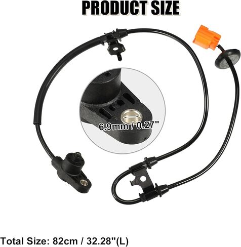 uxcell Front Right Side ABS Wheel Speed Sensor No.57450S9VA01 for Honda Pilot 2007-2008 in Saudi Arabia