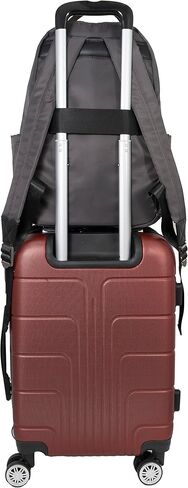 Joan & David Twill Nylon Workbook Laptop Backpacks, Jdb1039-027-charcoal, Travel Backpacks in Saudi Arabia