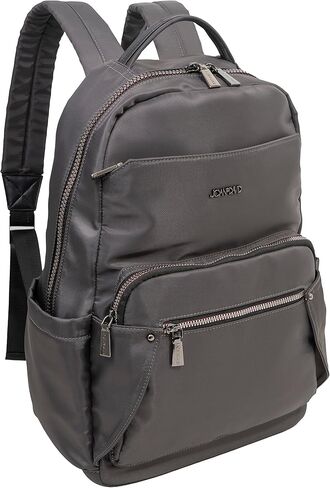 Joan & David Twill Nylon Workbook Laptop Backpacks, Jdb1039-027-charcoal, Travel Backpacks in Saudi Arabia