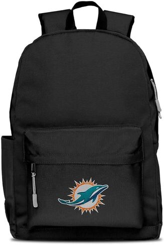 Denco Miami Dolphins Campus Backpack - Ideal for the Gym, Work, Hiking, Travel, School, Weekends, and Commuting in Saudi Arabia