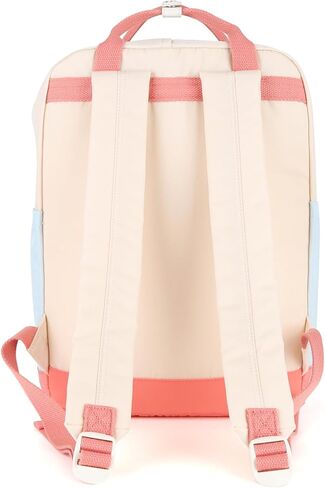 himawari Laptop Backpack for Women, 14.9 Inch,Large Capacity College Bookbag for School, Waterproof Casual Daypack for Travel-1088-05#Pink&Blue in Kuwait