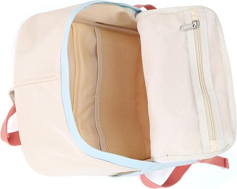 himawari Laptop Backpack for Women, 14.9 Inch,Large Capacity College Bookbag for School, Waterproof Casual Daypack for Travel-1088-05#Pink&Blue in Kuwait