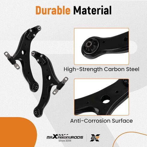 maXpeedingrods 8Pcs Front Suspension Kit for Toyota Camry 2012-2017, for Toyota Avalon 2013-2018, Front Lower Control Arm with Ball Joint, Sway Bar Links, Outer Tie Rod, K620334 K620333 in Saudi Arabia